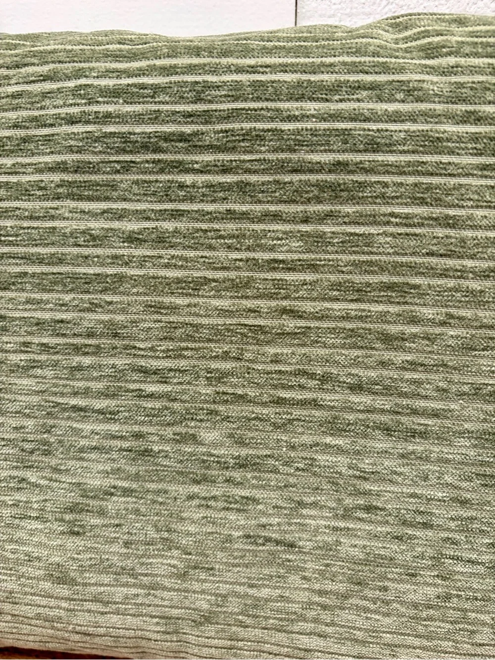 EverGrace Ribbed Velvet Accent Pillow - Soft Textured Throw Cushion 14x20”